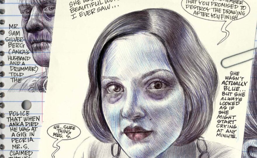 Ferris had to learned to draw again after contracting West Nile virus at 40.