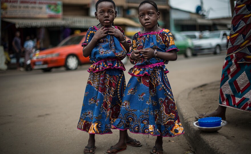 Rasidatou and Latifatou, age 4