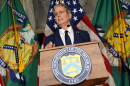 Treasury Secretary Scott Bessent speaks at a news conference at the Treasury Department in Washington, Monday.