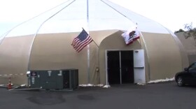 The 150-bed veterans winter shelter on Sports Arena Boulevard is operated by the Veterans Village of San Diego and funded by $440,000 city and federal dollars. The shelter provides beds, meals, mental health counseling, employment assistance, housing services and medical referrals. 