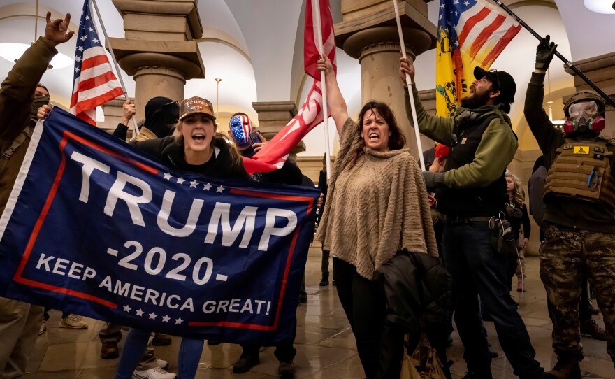 Supporters of former President Donald Trump stormed the Capitol on Jan. 6, 2021 as Congress tallied the electoral college votes.