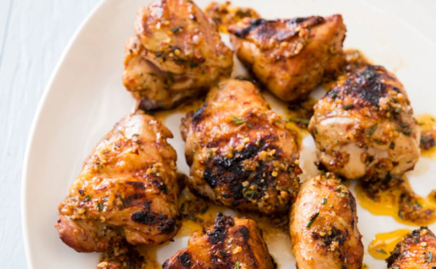 Grilled chicken diavolo from episode "The Devil Made Me Do It."