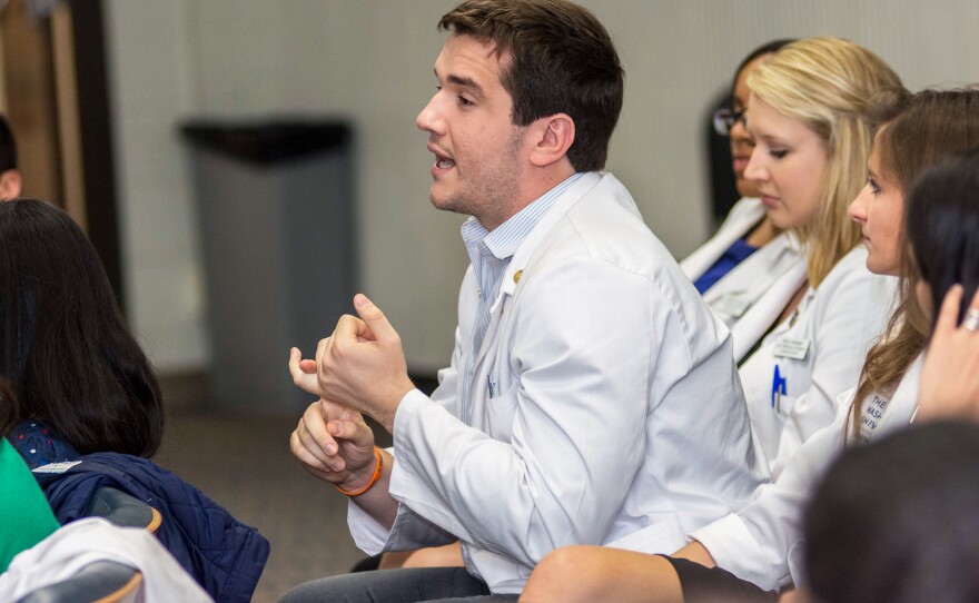 Medical students at George Washington University met with residents of Washington, D.C., to find out what challenges they face in managing asthma.