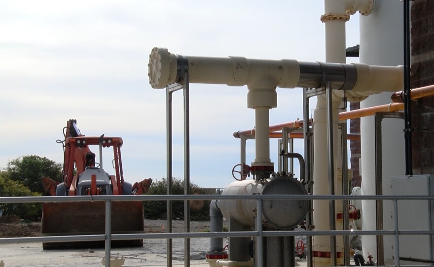 Construction at Carlsbad's wastewater recycling facility. January 27, 2016