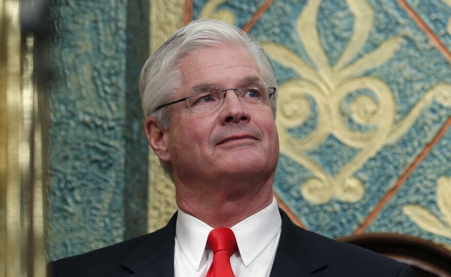 Michigan State Senate Majority Leader Mike Shirkey was caught on video calling the Jan. 6 attack on the U.S. Capitol building "fake."