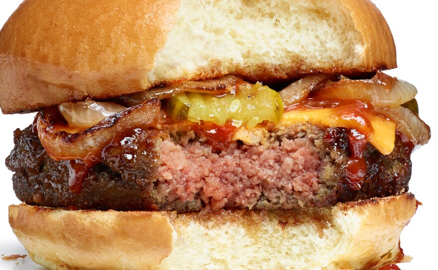 Impossible Foods says its plant-based burger will be available to consumers in 2016.