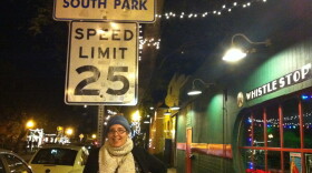 Lauren Way in South Park just before the Cash Mob arrived.