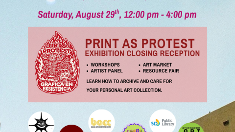 GLAM Resource Fair - 'Print to Protest' Closing Reception