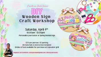 DIY Wooden Sign Craft Workshop