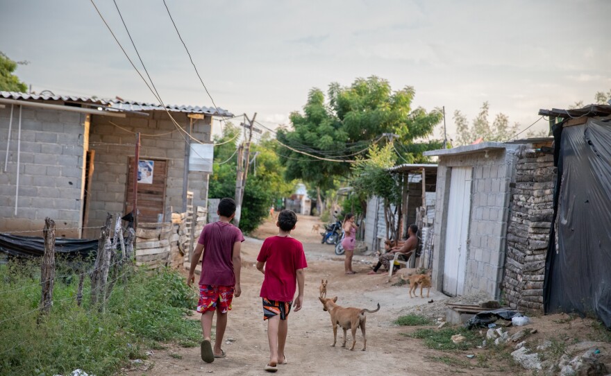 With an aging water delivery infrastructure and a growing population in Santa Marta, water shortages are expected to worsen if the city government doesn't invest in improvements, says one water expert. Pictured is a sector of the La Paz community where recent arrivals from Venezuela and other parts of Colombia are settling.