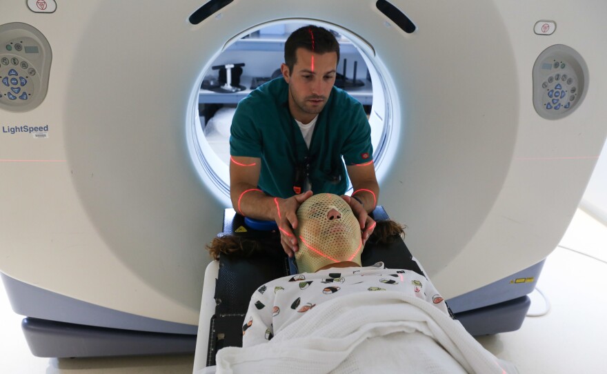 Lola prepares for 10 rounds of radiation by getting a mask made after becoming more symptomatic shortly after her diagnosis. A rushed MRI in August revealed tumor progression. Lola's radiologist urged Lola to begin her treatment as soon as possible, as her condition could worsen in just days.