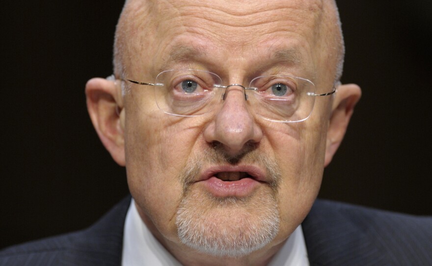 Director of National Intelligence James Clapper says the danger of a devastating cyberattack is the No. 1 threat facing the U.S. He made the assessment Tuesday on Capitol Hill before the Senate Intelligence Committee hearing on worldwide threats.