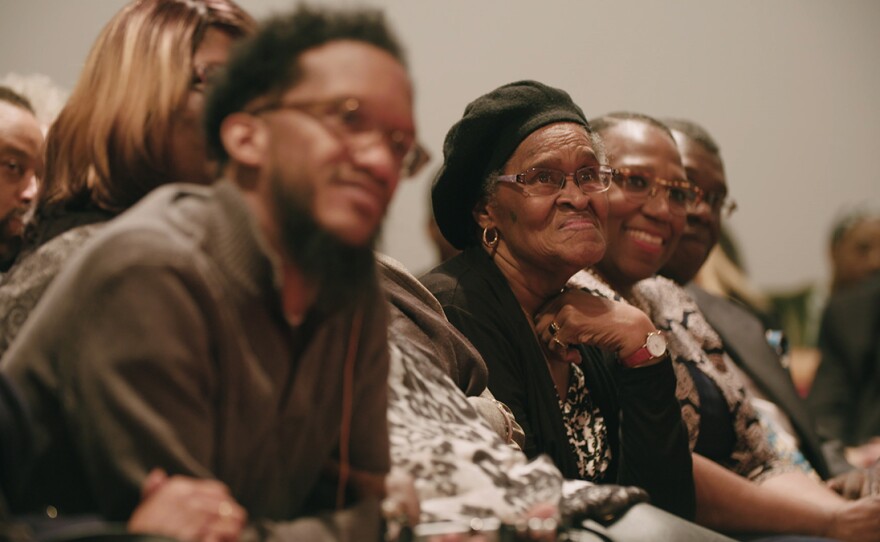 Local supporters of reparations attend town hall in Evanston Ill.
