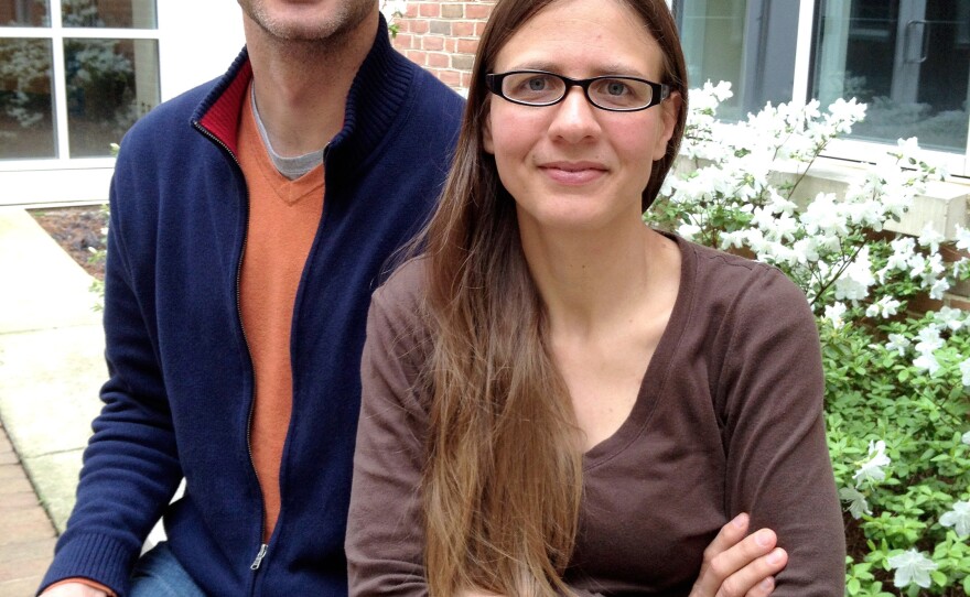 Martin Buschkuehl and Susanne Jaeggi of the <a href="http://wmp.education.uci.edu/" target="_blank">Working Memory and Plasticity Laboratory</a> at the University of California, Irvine.<a href="http://wmp.education.uci.edu/" target="_blank"></a>