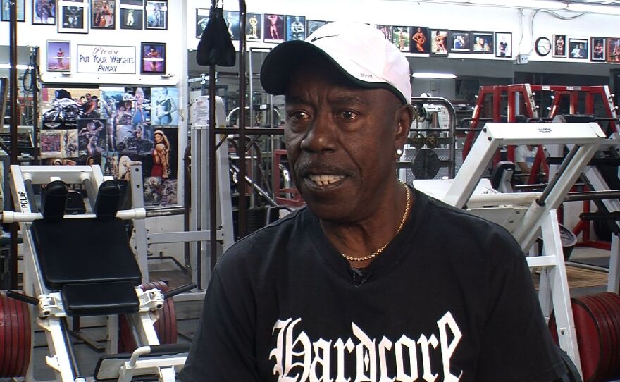 Bill Moore at Stern's Gym in North Park where he trains clients