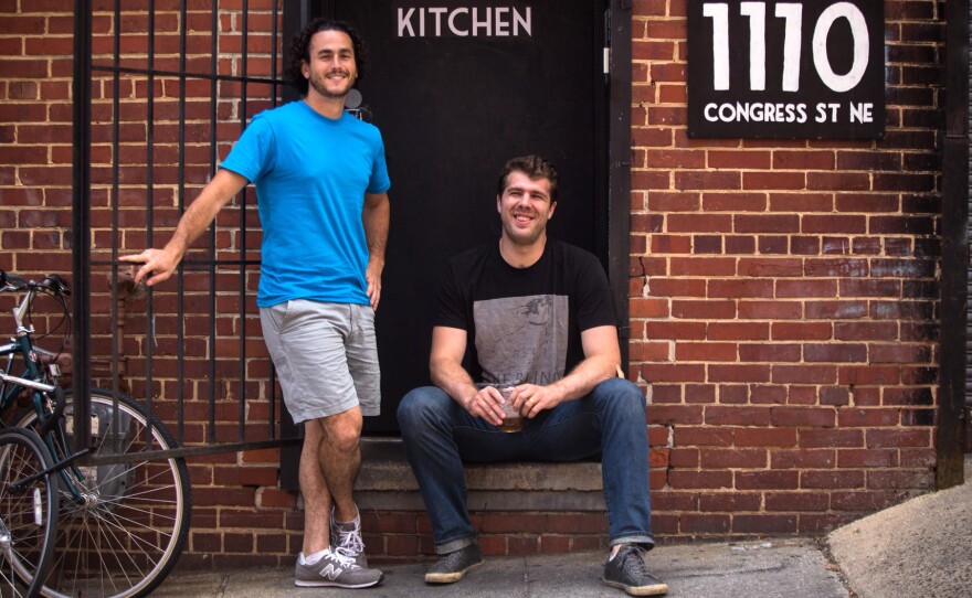 Jonas Singer (left) and Cullen Gilchrist (right) co-founded Union Kitchen, a food incubator in Washington, D.C.