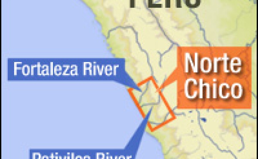 The mound builders settled in the arid, coastal hills of northwestern Peru.