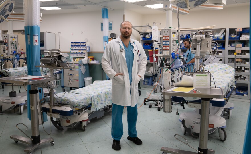 Dr. Bahir Sirhan works in the emergency department at Galilee.