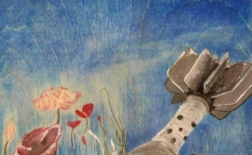 Drawing of a bomb in the ground. After 20 years of war, America’s chaotic withdrawal from Afghanistan left hundreds of thousands of Afghan interpreters and other allies behind as the Taliban retook the country with shocking speed.