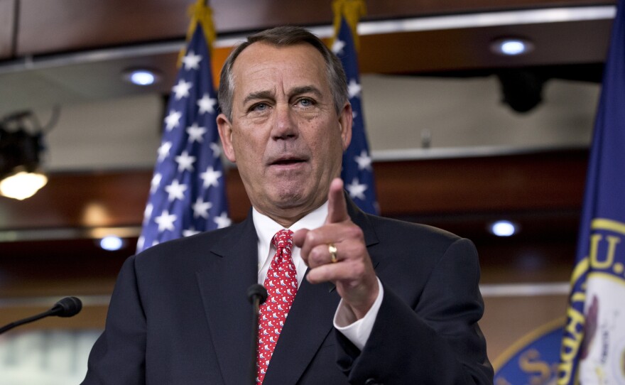 House Speaker John Boehner has said he wants to "clean the barn" before he leaves Congress.