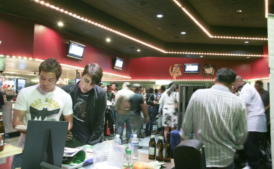 The UltraStar Mission Valley affords festivals ample lobby space to set up booths.