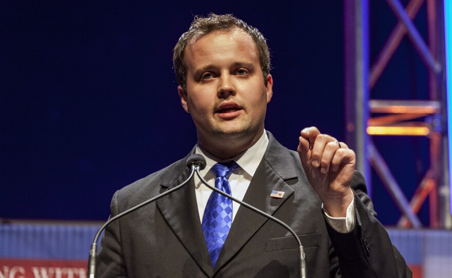 TLC said Friday it has pulled all episodes of the long-running 19 Kids and Counting after reports surfaced that Josh Duggar, seen here in August 2014, had molested underage girls as a teen.
