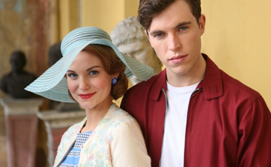 Joanna Vanderham as Ellie and Tom Hughes as Mike in MASTERPIECE MYSTERY! Miss Marple Season 7 "Endless Night."