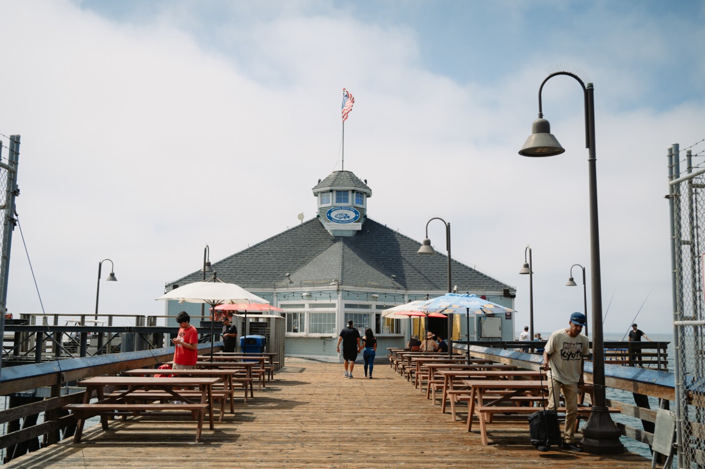 The Tin Fish restaurant sits at the end of the IB Pier in Imperial Beach, Calif. on Sept. 3, 2024.