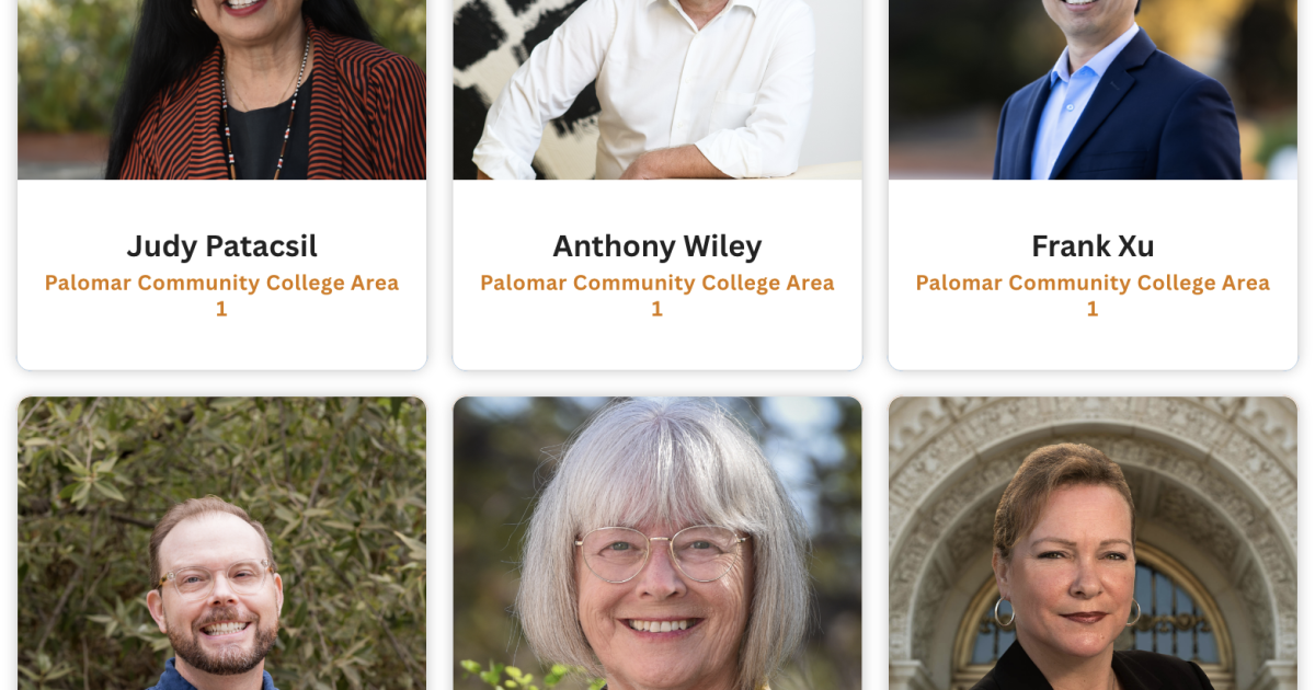 Meet the candidates for Palomar Community College District board
