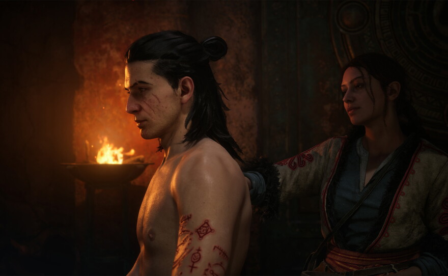 Spend time with allies or in pursuit of one of many quests in Blood of the Dawnwalker.