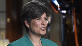 Sen. Joni Ernst, R-Iowa, rehearses her remarks for the Republican response to President Barack Obama’s State of the Union address, Jan. 20, 2015. 