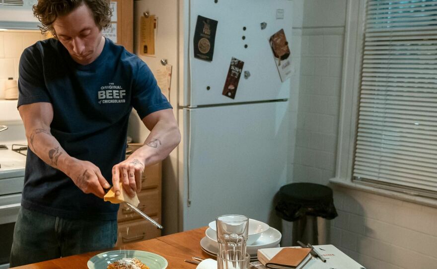 Jeremy Allen White as Carmy Berzatto in <em>The Bear.</em>
