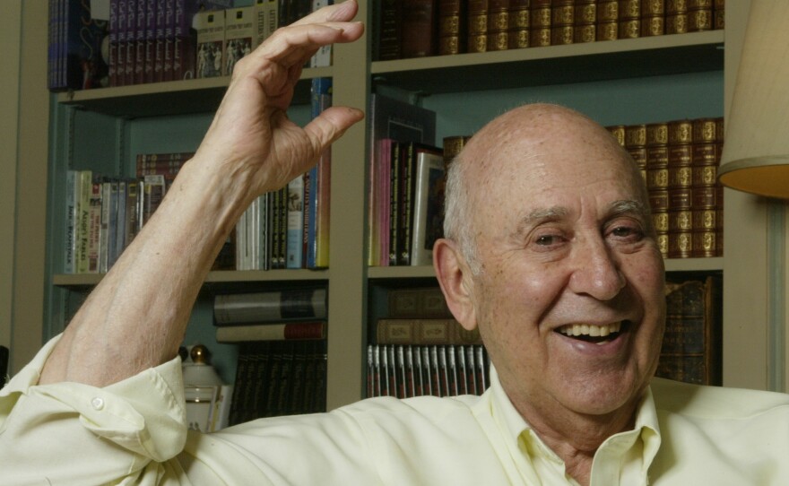Actor, director and author Carl Reiner, pictured at his home in Beverly Hills, Calif., in May 2003.