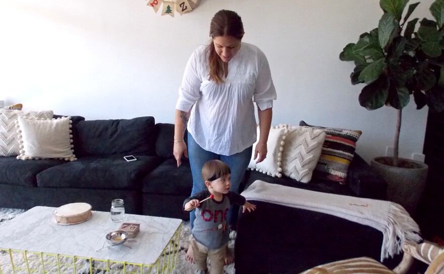 Lara Hogan developed preeclampsia when she was pregnant with her son Zion in 2016. Both are fine now, but she's taking extra precautions to stay healthy.