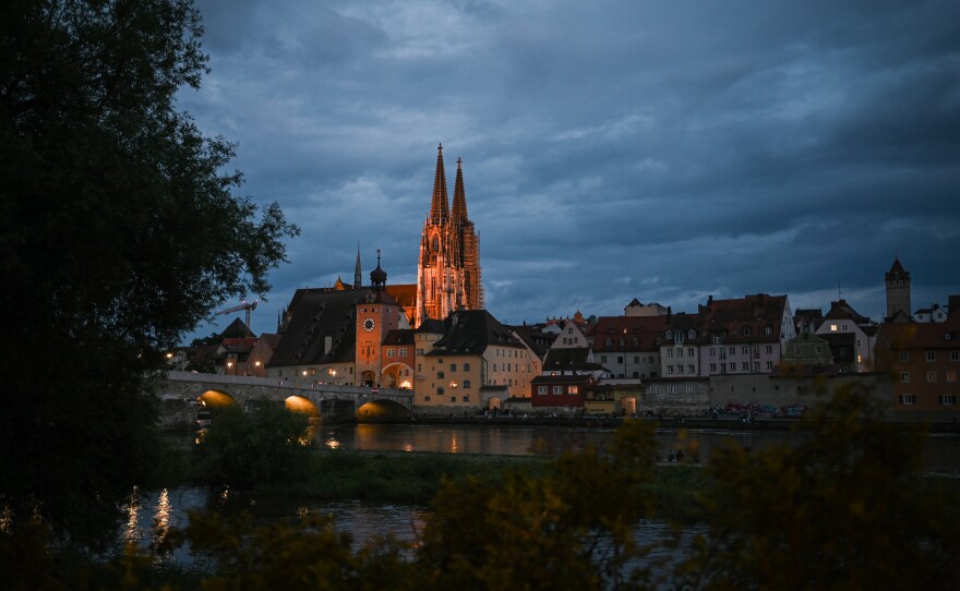 Regensburg Cathedral, where the Regensburger Domspatzen choir performs, on July 14, 2021.