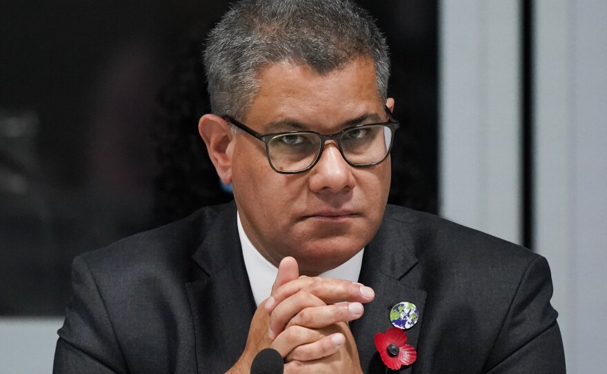 COP26 President Alok Sharma discusses the outcomes of the youth climate summit on day six of the COP26 in Glasgow.