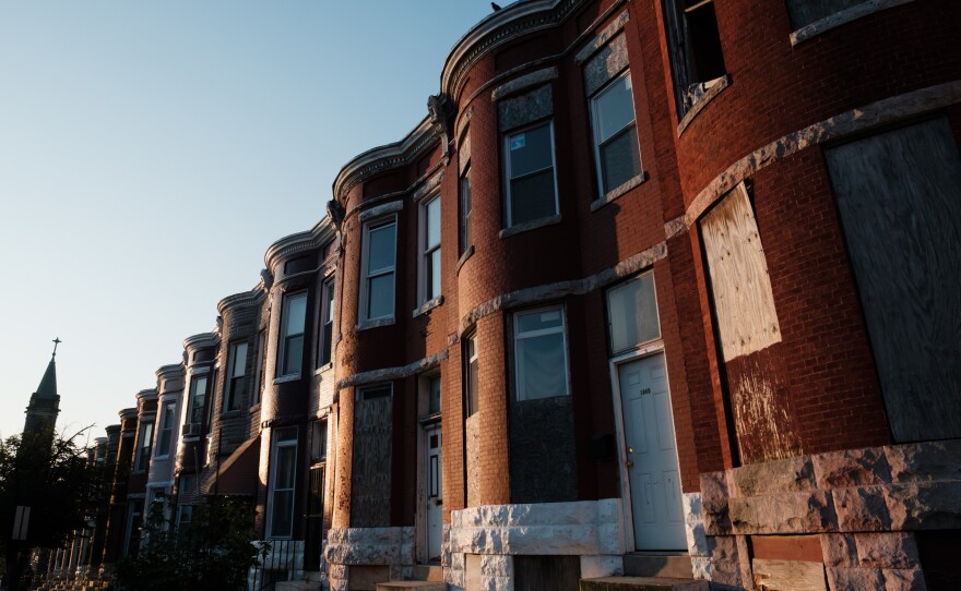 Baltimore's Franklin Square neighborhood is hotter than about two-thirds of the neighborhoods in the city. It's also in one of Baltimore's poorest areas.