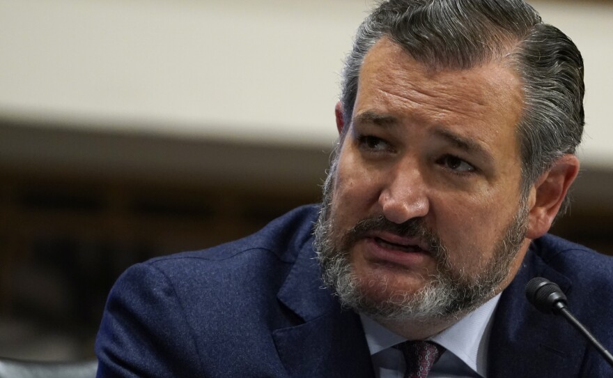 Sen. Ted Cruz, R-Texas, speaks during a Senate Foreign Relations Committee in September.