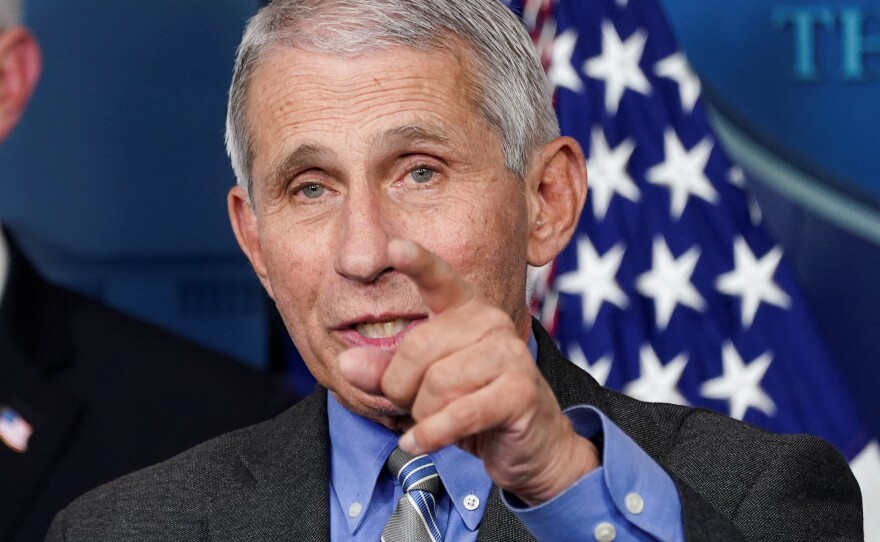 "I think the American public have done a really terrific job of just buckling down and doing those physical separation and adhering to those guidelines," National Institute of Allergy and Infectious Diseases Director Dr. Anthony Fauci said Thursday.