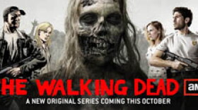 These Walking Dead banners were everywhere at this year's Comic-Con International. 