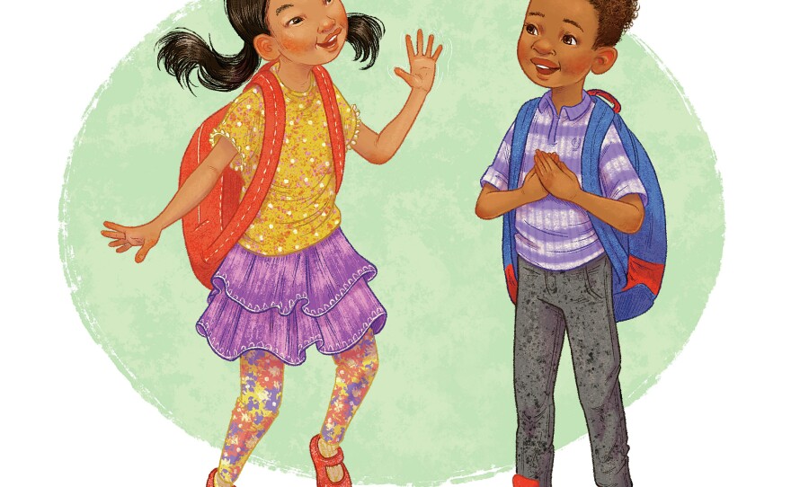 In one scene in the book, Calvin reintroduces himself to a classmate using his new name.