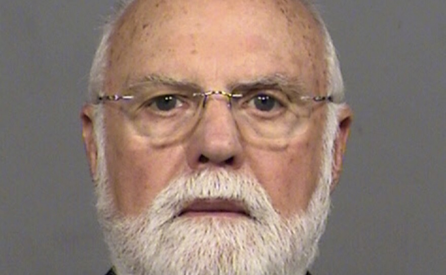 Donald Cline, a former Indianapolis fertility specialist accused of impregnating his patients with his own sperm, in a mug shot from his arrest in 2016. There was no law against what's called "fertility fraud" in Indiana until 2019.