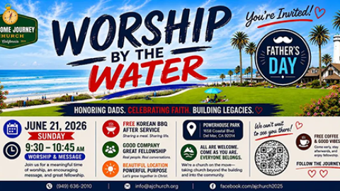 Worship by the Water – Father's Day Celebration