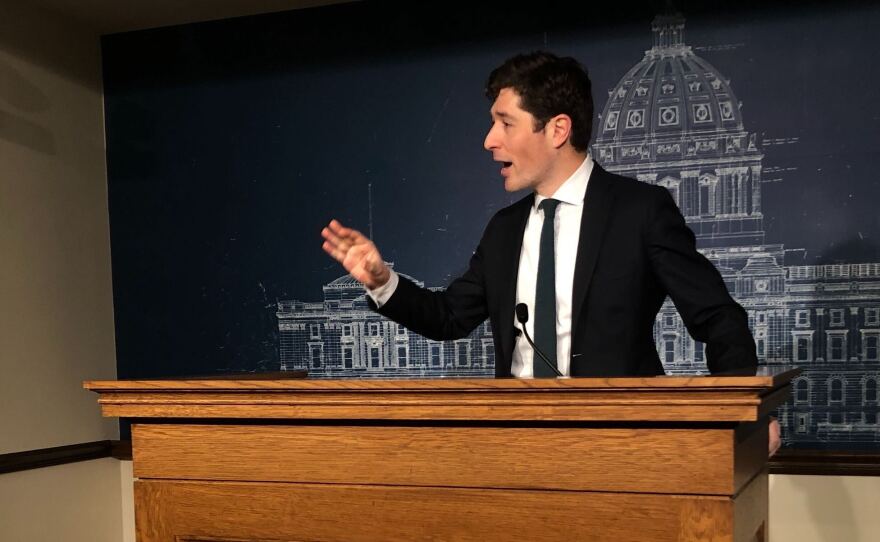 Minneapolis Mayor Jacob Frey, shown here in February, decried the man's death, saying, "All I can come back to is that he should not have died. What we saw was horrible and completely and utterly messed up."