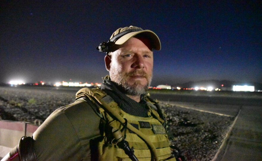 NPR photographer David Gilkey at Kandahar Airfield, Afghanistan, on May 29, 2016.