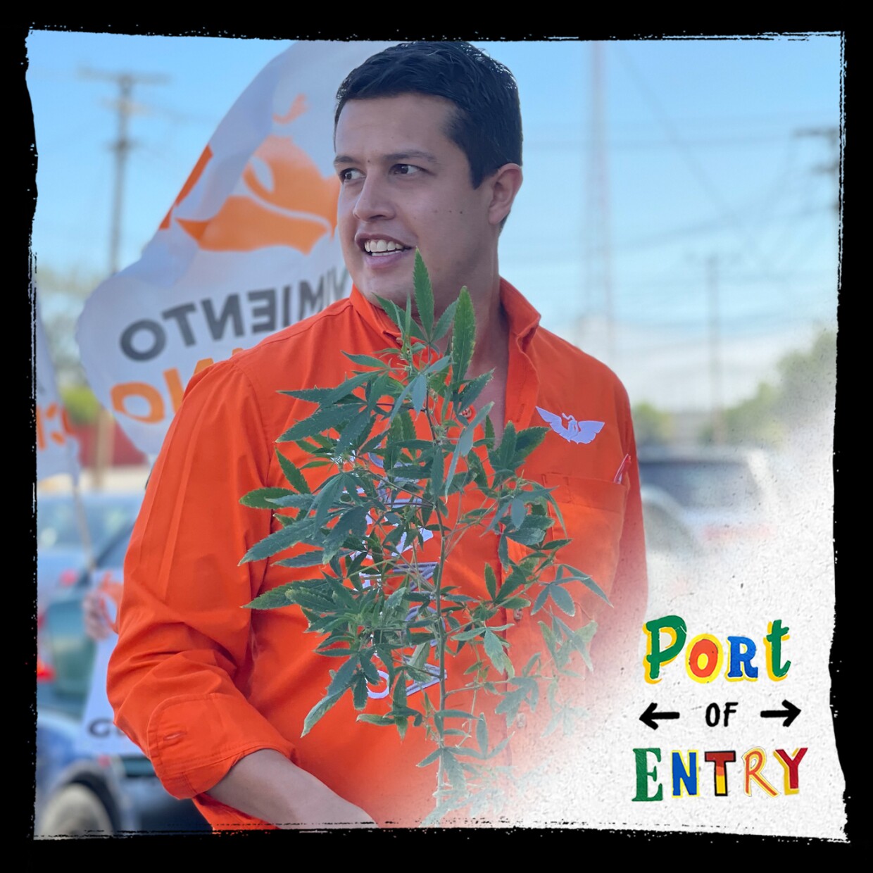 Juan Carlos Guerrero campaigns on the streets of Tijuana on a platform to legalize cannabis in Mexico.