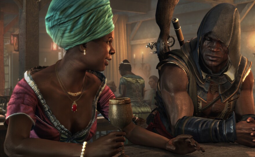 Adewale (right) is the main character of Ubisoft's "Assassin's Creed: Freedom's Cry."