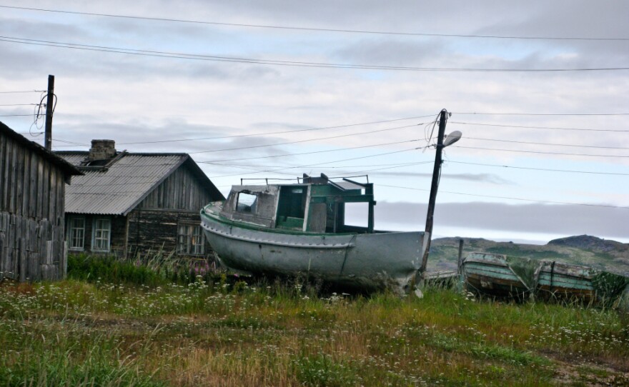 The village of Teriberka, in the Murmansk region of Arctic Russia, is an impoverished and desolate community. Many of the 700 residents are out of work.