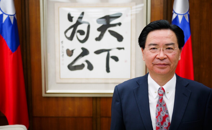 Taiwanese Foreign Minister Joseph Wu told NPR that "every other country has the right to enter into diplomatic relations with other countries," but that Taiwan's situation is different because "it is being blocked by China to do all those things."