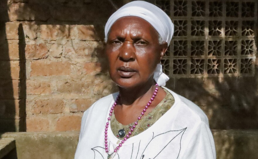 Phillisters Atieno and her husband both lost their jobs during the pandemic. She was later rehired — at a lower wage.